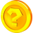 Question Coin Icon 48x48 png